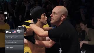 UFC4 Bruce Lee vs Chloe Sannito EA Sports UFC 4 - Epic Fight