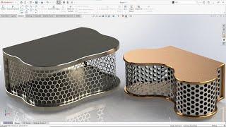 How to Design Mesh Grill in Solidworks 2023 | How to use Deform Command in SolidWorks