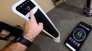 Costco Omni Breeze Tower Fan Remote Control and WIFI Review and Sound Test