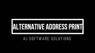 Alternative Address Print || Tally Customization || TDL