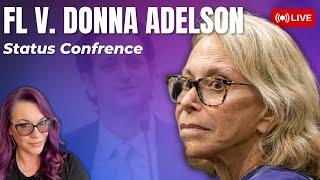 LIVE COURT | Donna Adelson Status Conference. Redden Sentencing from The Bench Jumper Trial.