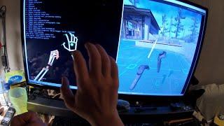 Leap Motion Steam VR test