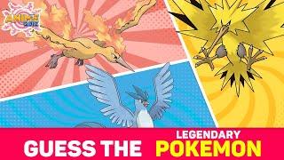 Guess the Legendary Pokémon  | WHO'S THAT POKÉMON? | Anime Quiz