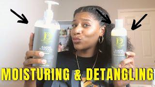 Moisturizing Wash Day | Design Essentials Almond and Avocado Line Review on my Low Porosity Hair