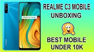 Unboxing REALME C3 MOBILE || best under 10000 mobile || creative Shibu