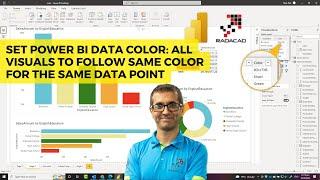 Set Power BI Data Color   All Visuals to Follow Same Color for the Same Data Point