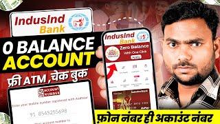 Indusind Bank Account Opening Online 2024 | Indusind Bank Zero Balance Bank Account Opening Online