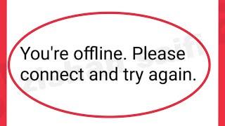 YouTube Voice Search Fix You're offline. Please connect and try again Problem Solve