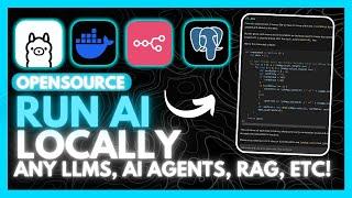 Run ALL Your AI Locally in Minutes! LLMs, AI Agents, RAG, and More! (Opensource)