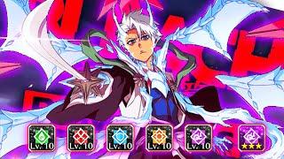 MAX TRANSCENDED SPIRITS ARE FOREVER WITH YOU TOSHIRO VS MELEE HUMAN/SQUAD 0 VERY HARD GUILD QUEST!!!