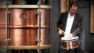 AK Drums Adrian Kirchler Custom 7x14" Snare Drum - Copper