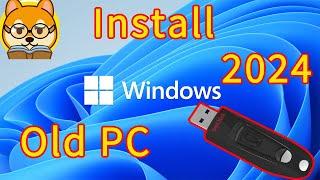 (2024 Old PC)How to Install Windows 10 and Windows 11 From USB Flash Drive! (Easy Complete Tutorial)