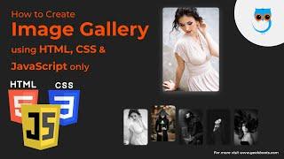 Create a Stunning Image Gallery with HTML, CSS, and JavaScript | Web Designing Guide | Geekboots