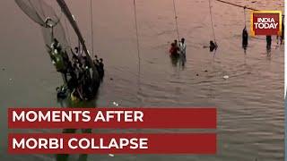 Gujarat Bridge Collapse: Haunting Image Of Morbi Bridge Collapse | Gujarat News