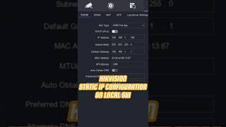 Hikvision Static IP Configuration #cctv #hikvision #cctvcamera