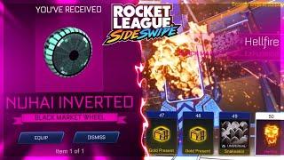 SIDESWIPE *NEW* SEASON 1 ITEMS ON ROCKET LEAGUE MOBILE!