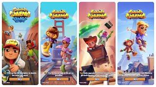 Subway Surfers Classic vs San Francisco vs Hollywood vs Paris 2024