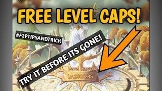 AFK Arena, Free Level Caps! | FREE TO PLAY TIPS AND TRICK