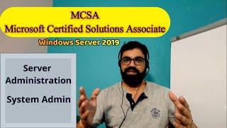 Windows Server Administration Introduction | Windows Server 2019  | Introduction to MCSA in Hindi