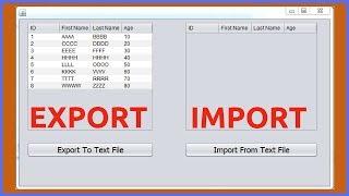 Java - Import And Export Text File To JTable In Java NetBeans [ with source code ]