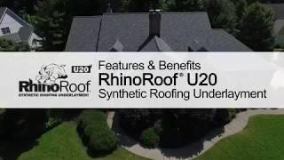 Product Guide: RhinoRoof® U20 Synthetic Underlayment