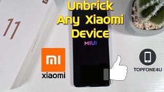 How to Unbrick your Xiaomi Mi 11 or Recover any Xiaomi Phone stuck in Boot loop Step by Step