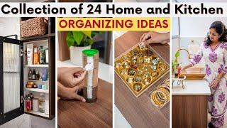 Collection of 24  Home and Kitchen Organizing Ideas | Helpful Home Organization Hacks