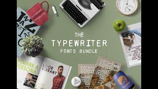 The Typewriter Fonts Bundle