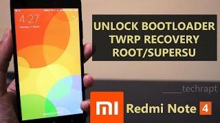 Xiaomi Redmi Note 4 [ How to Unlock Bootloader, Flash Custom Recovery and Root ] Detailed Guide