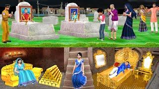 Underground Hidden Golden House Gold Furniture Hindi Kahaniya Moral Stories New Funny Comedy Video