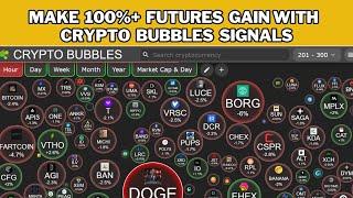 Tutorial to Make N100K Daily on Crypto Futures Trading Using CryptoBubbles Signals