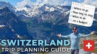 Swiss Trip Planning Guide | Switzerland Itinerary on a Budget | Know Before You Visit Switzerland