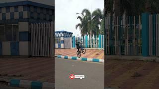 Wheelie On Footpath Challenge| Wait for End | #challenge #wheelie #short