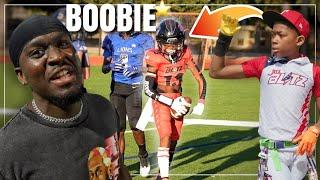 We Watched The BEST Flag Football Player In Pads! (KRIS BOOBIE)