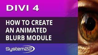 Divi 4 How To Create An Animated Blurb Module