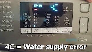 Samsung Washing machine - 4C error (Door Locked)