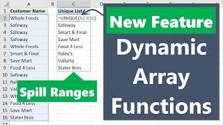 Dynamic Array Functions Are The Best New Excel Feature!