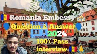 Romania embessy ️ questions 2024️ #romaniaembassyupdate #romania #romaniavlog #