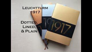 Leuchtturm 1917 Metallic Notebooks: Dot grid, Lined & Plain