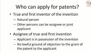 Who can apply for a patent