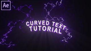 Curved text tutorial - After Effects