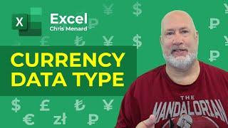 Excel - Get a currency exchange rate using the Currencies data type