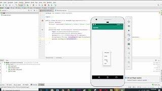 How to use Spinner in Android Studio | Android Tutorial for beginner |Text Spinner