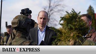 William thanks British troops for ‘defending our freedoms’ on trip to Poland