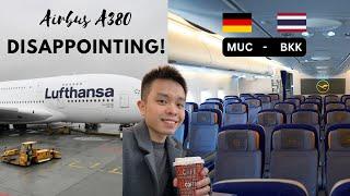 Lufthansa | Economy Class | Airbus A380 | München to Bangkok