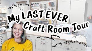 My LAST EVER Craft Room Tour | Organizing Tips & Farewell to My Creative Space