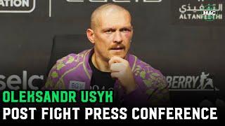 Oleksandr Usyk: 'They're blind" Fury vs. Usyk Post Fight Press Conference (FULL)