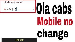 How to change Ola cab Account mobile number in hindi|Ola cabs Ka mobile no kaise badle account ka