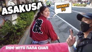 FAMOUS RICKSHAW IN ASAKUSA with NANA CHAN + FAMOUS Kaminari mon Gate | GANDANG EXPERIENCE TO