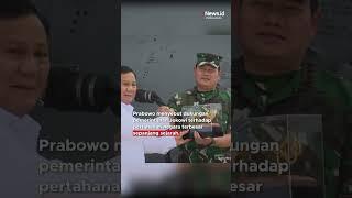 Sanjungan Prabowo ke Jokowi: Dukungan Terbesar dalam Sejarah Pertahanan RI #prabowo #jokowi #inewsid